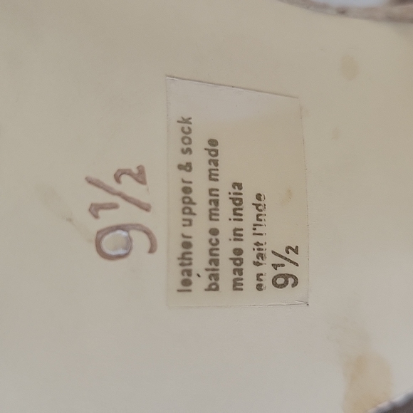 Seychelles Electro metallic gold leather stacked hell sandals women's si… - Picture 15 of 15